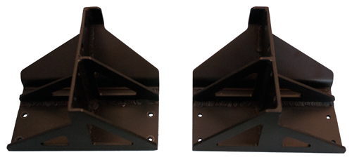 Center-mount brackets for 23-inch rack